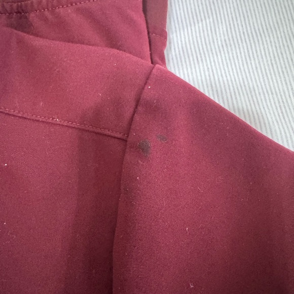 Figs Maroon Scrub Set with Pocket - Picture 6 of 6